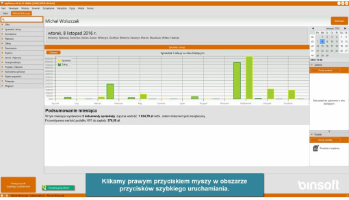 Szybka sprzedaż w programie